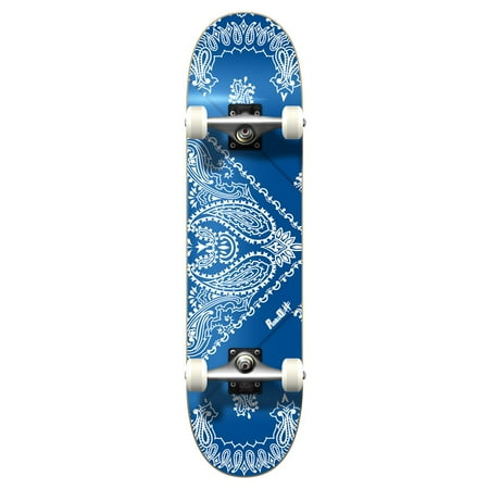Yocaher Graphic Complete 31  x 7.75  Skateboard - Bandana Blue price history on PriceWatchPro