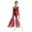 Burgundy, variant on CHICTRY Kids Girls' Contemporary Lyrical Dance Dress Sleeveless Leotard Split Maxi Skirts Burgundy 6