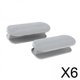 thumbnail image 1 of Tiradores Autoadhesivos Soledad 6 Unidades 9 cm x 4 cm Color Gris, 1 of 6