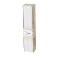 thumbnail image 3 of 8 White Taper Candles, 2 Boxed Sets of 4, Hand Dipped, Dripless, 7 Hours Burn Time, Marbled Matte Paraffin Wax, 7.75 Inches, 3 of 6