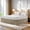 Beige, variant on Luxshare Home Elastic Wrap Around Dust Ruffle Bed Skirt With 15-inch Drop Easy Fit Elastic Strap For Queen, Beige