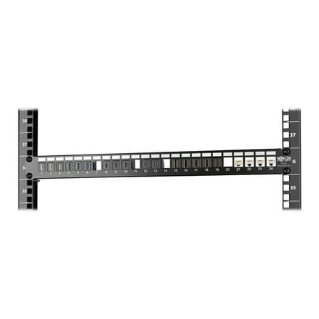 24 Port Shielded Blank Patch Panel RJ45 USB HDMI Cat5 & 6 1URM TAA