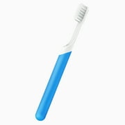 Quip Adult Electric Toothbrush رأس كامل ، مؤقت مدمج + حالة سفر ، بلاستيك أزرق