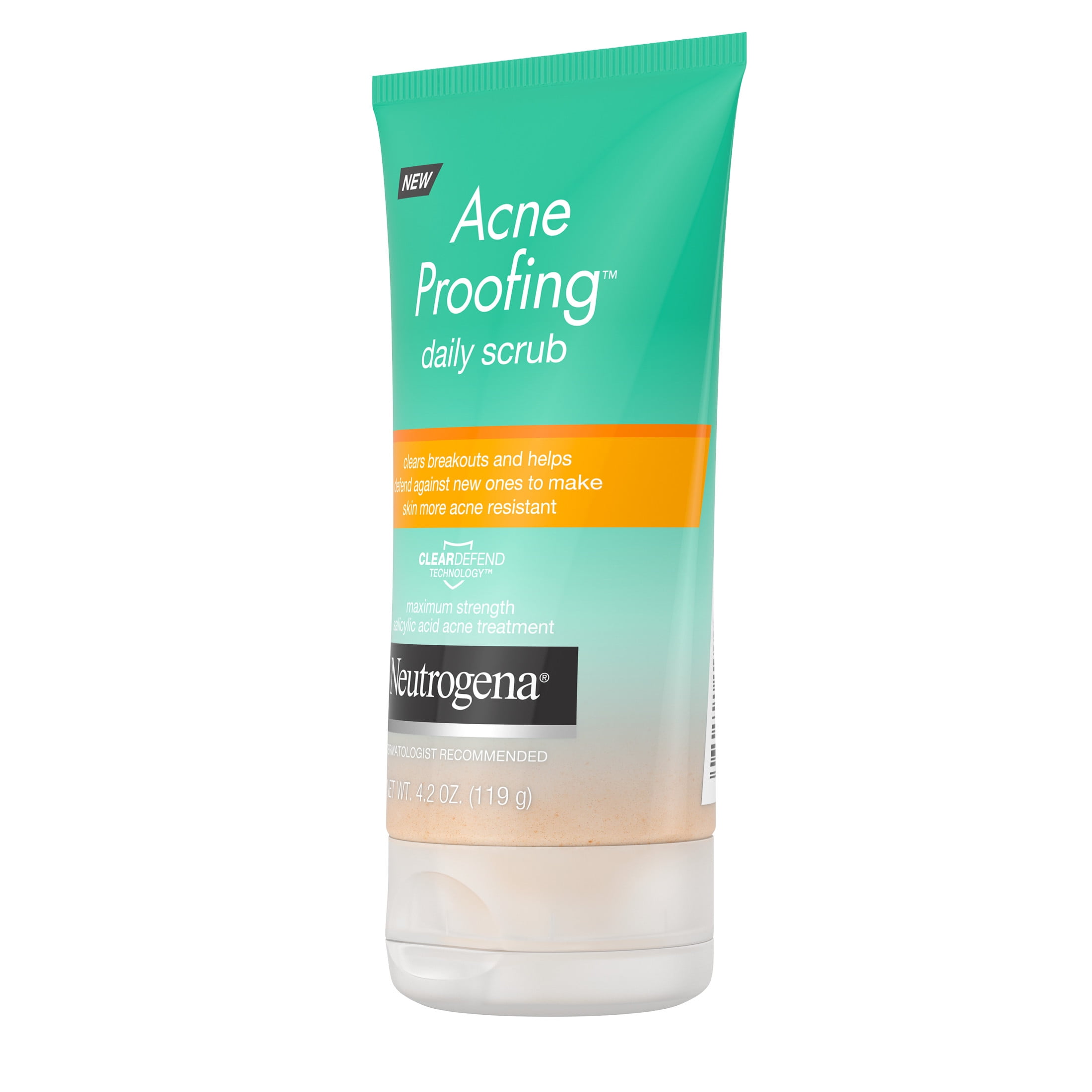 Neutrogena Acne Proofing Exfoliating Facial Scrub, 4.2 oz