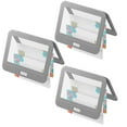 thumbnail image 1 of Visland 3 Pcs ID Badge Holder with Double-Sided Windows Horizontal Hard Transparent Plastic Case Office ID Card Protector, 1 of 8