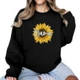 thumbnail image 6 of VBTAPA Girl Mom Sweatshirts for Women Mama Crewneck Pullover Tops Letter Print Long Sleeve Casual Trendy Fall Sweatshirt Black XL, 6 of 7
