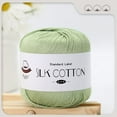 thumbnail image 3 of HUONA Cotton Yarn Solid Color Crochet Cotton Yarn Thin Lightweight Knitting Yarn 50g/Roll Soft Fine Knitted Yarn Thread Weaving Yarn for Crocheting Clothes Blankets Type 3, 3 of 9