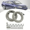 thumbnail image 1 of Stainless Steel Braided Fuel Line Kit Quick Fix QFF0015SS For HHR Cobalt Pontiac, 1 of 12