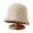 Beige, variant on Naierhg Women Autumn Winter Bucket Hat Solid Color Super Soft Windproof Female Thicken Winter Warm Fisherman Hat for Winter Khaki