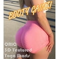 thumbnail image 2 of QRIC Women Workout Booty Shorts Scrunch Butt Lifting Yoga Shorts High Waist Sports Textured Leggings Anti Cellulite, 2 of 6