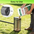 thumbnail image 4 of FENHRTVM Compost Spreader 40Inch Metal Mesh Spreader for Peat Moss Compost Top Soil Manure,Black, 4 of 8