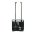 thumbnail image 4 of Better Homes & Gardens Metal Toilet Brush and Plunger Set, Brushed Nickel, 4 of 8