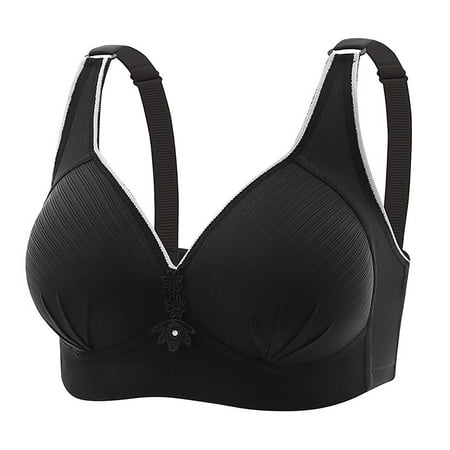 Women s Wireless Bra Push-up Bras Breathable Bralette Plus Size Lingerie Daily Bra Adjustable Underwear