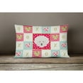thumbnail image 3 of Carolines Treasures CK5185PW1216 Bichon Fris Love Canvas Fabric Decorative Pillow, Red, 12H x16W, multicolor, 3 of 3