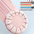 thumbnail image 3 of ABPETE Paper Craft Edge Cutter, 12 in 1 Paper Cutter, Rolling Paper Cutter with 12 Cutting Types, Multifunctional Paper Cutter Machine with Measurements for Scrapbooking (Pink), 3 of 8