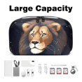thumbnail image 3 of Leo Waterproof Oxford Fabric Charger Organizer Storage Pouch Outdoor Small Storage Box, 5.9x9.44x3.14 in., 3 of 6