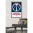 thumbnail image 2 of NBA Washington Wizards - Logo 21 Wall Poster, 22.375" x 34", Framed, 2 of 3