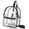 thumbnail image 2 of Mochila transparente Yinane Paquete de PVC 26 cm x 12 cm x 33 cm, 2 of 7