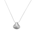 thumbnail image 2 of rygai Pendant Necklace Exquisite Electroplating Fine Texture Delicate Workmanship Personality Dress Up Unfading Trendy Niche Seashell Necklace Jewelry Gift,Silver, 2 of 7