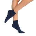 thumbnail image 4 of Women 6-12 Pairs Assorted Styles Low Cut Quarter Ankle Socks Cotton Size 9-11, 4 of 6