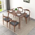 thumbnail image 3 of Kanbani Nordic Style Furniture Dining Table Home Economical Modern Minimalist Dining Table And Chair Set Free Shipping My Lux Decor Round, 3 of 16