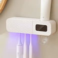 thumbnail image 6 of Wall-Mounted UV Toothbrush Organizer - Auto-Drying Bathroom Storage System, 6 of 6