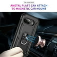 thumbnail image 2 of [PST] Google Pixel 9A Ring Case, Anti-Drop Hybrid Magnetic Hard Kickstand Case Cover with Ring Stand, 2 of 5