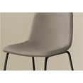 thumbnail image 3 of Monarch Specialties Office Chair, Bar Height, Standing, Computer Desk, Work, Brown Leather Look, 3 of 5