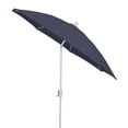 thumbnail image 2 of Fiberbuilt 9' Oct Home Patio Tilt Umbrella 8 Rib Crank White with Navy Blue spun acrylic canopy, 2 of 2