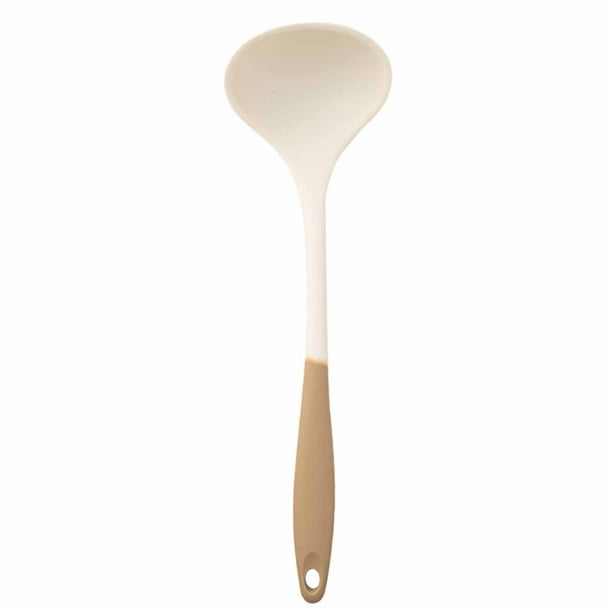 Cucharas de Sopa de Plástico Espátula Antiadherente, Cuchara Frita de Alta Temperatura para el Hogar, Conjunto de Utensilios de Cocina de Grado Alimentario