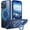 Blue, variant on Magnetic for iPhone 16 Case,[with 360°Rotatable Invisible Magnetic O-Ring Stand][Compatible with MagSafe][Military Grade Shockproof] Slim Phone Case for iPhone 16 6.1" Clear