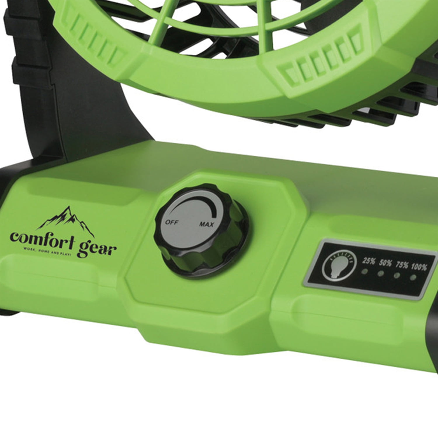 Comfort Gear 8" Rechargeable Utility Fan with Adaptor