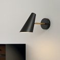 thumbnail image 2 of Indoor Wall Light, Black Wall Spotlight, 350 Adjustable Wall Lamp with Button, Modern Ceiling Light Ceiling Spotlight, for Bedroom Living Room Kitchen, 2 of 3
