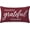 Burgundy, variant on Decorative Throw Pillow Covers 12x20 Grateful Thankful Blessed Sage Green Outdoor Spring Summer Thanksgiving Lumbar Cushion Case Decorations Home Decor for Living Room Bedroom Sofa Couch