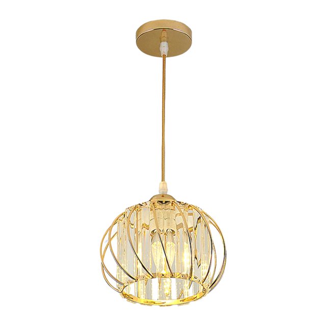LED Pendant Light Ceiling Light Fixture Chandelier Decor for Bar Office Dorm Gold White Light
