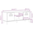 thumbnail image 4 of vidaXL Shoe Bench VIKEN Anthracite Grey 106x35x45 cm Engineered Wood, 4 of 5