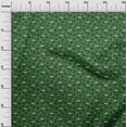 thumbnail image 3 of oneOone Cotton Flex Green Fabric Bird Craft Projects Decor Fabric Printed By The Yard 40 Inch Wide, 3 of 5