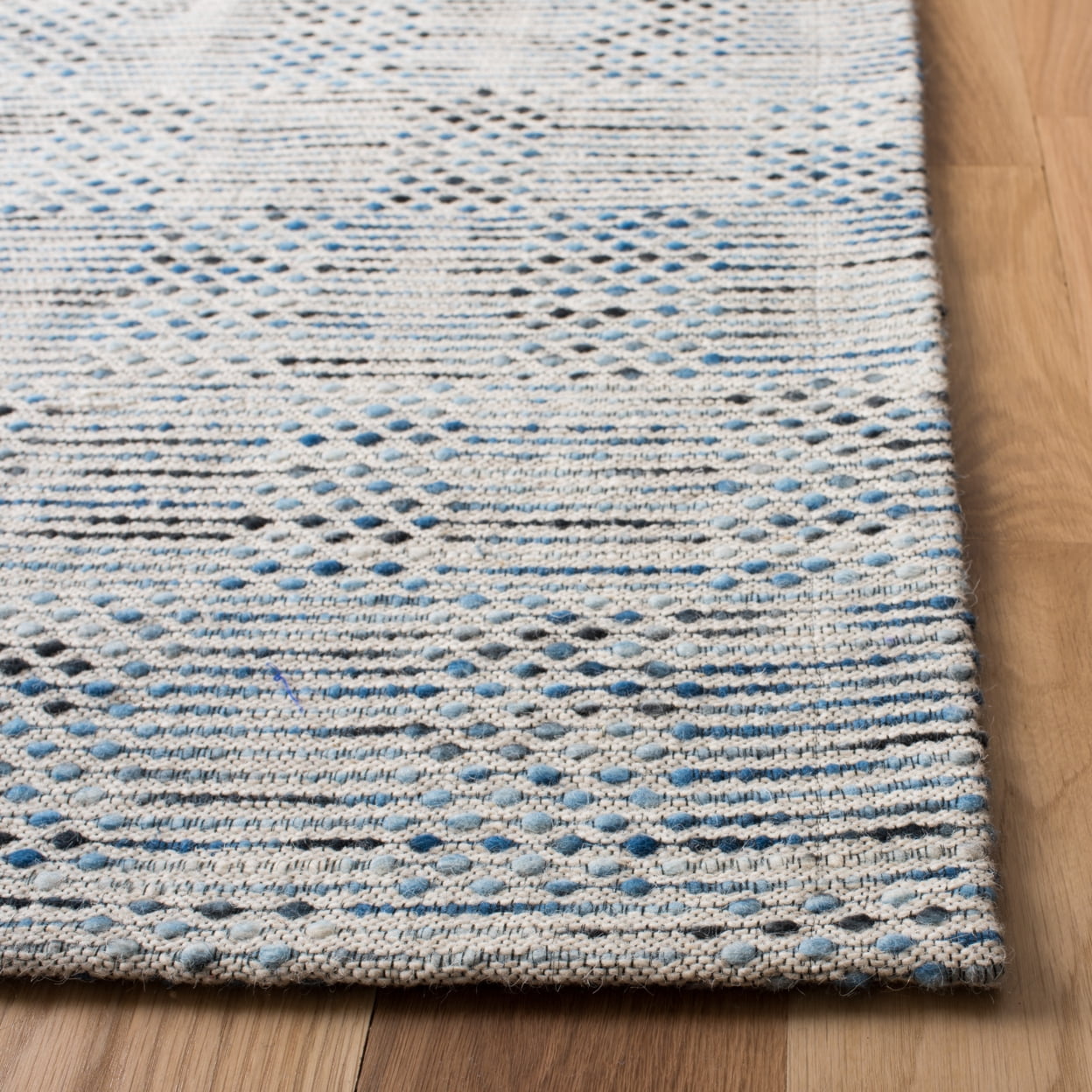 SAFAVIEH Marbella Johann Abstract Area Rug, Navy/Beige, 3' x 5'