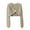 Khaki, variant on comerut Women Winter Coat Solid Color Fluffy Button Cardigan Long Sleeves Keep Warm Short Deep V Neck Spring Coat Women Clothing