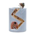 thumbnail image 1 of Generic Maceta de resina para suculentas con diseño de cuento de hadas, hogar de erizo y conejo, ideal para micro paisajes. Ligera, duradera y decorativa., 1 of 6