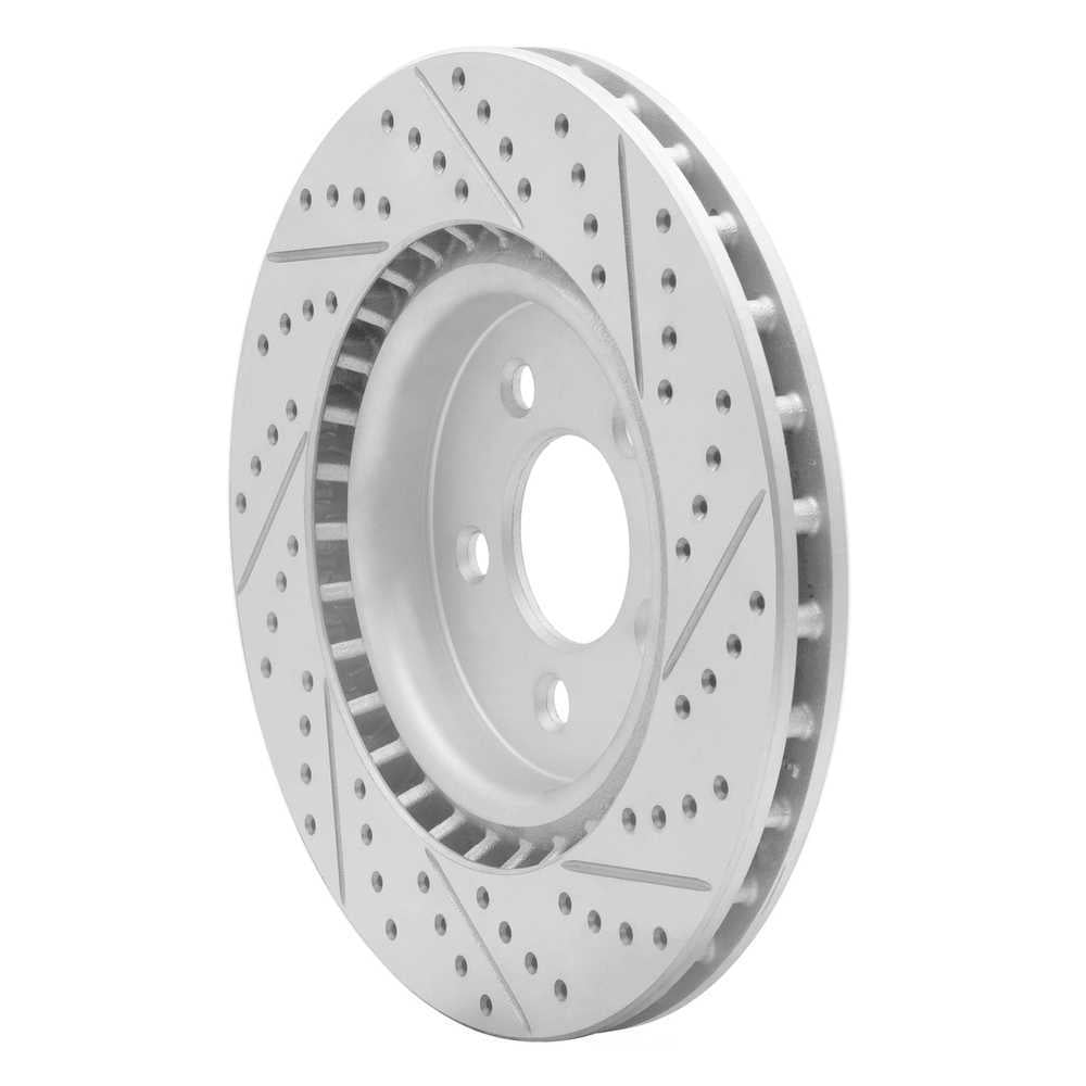 Dynamic Friction Company 830-54036L DFC Geoperformance Rotor - Drilled and Slotted