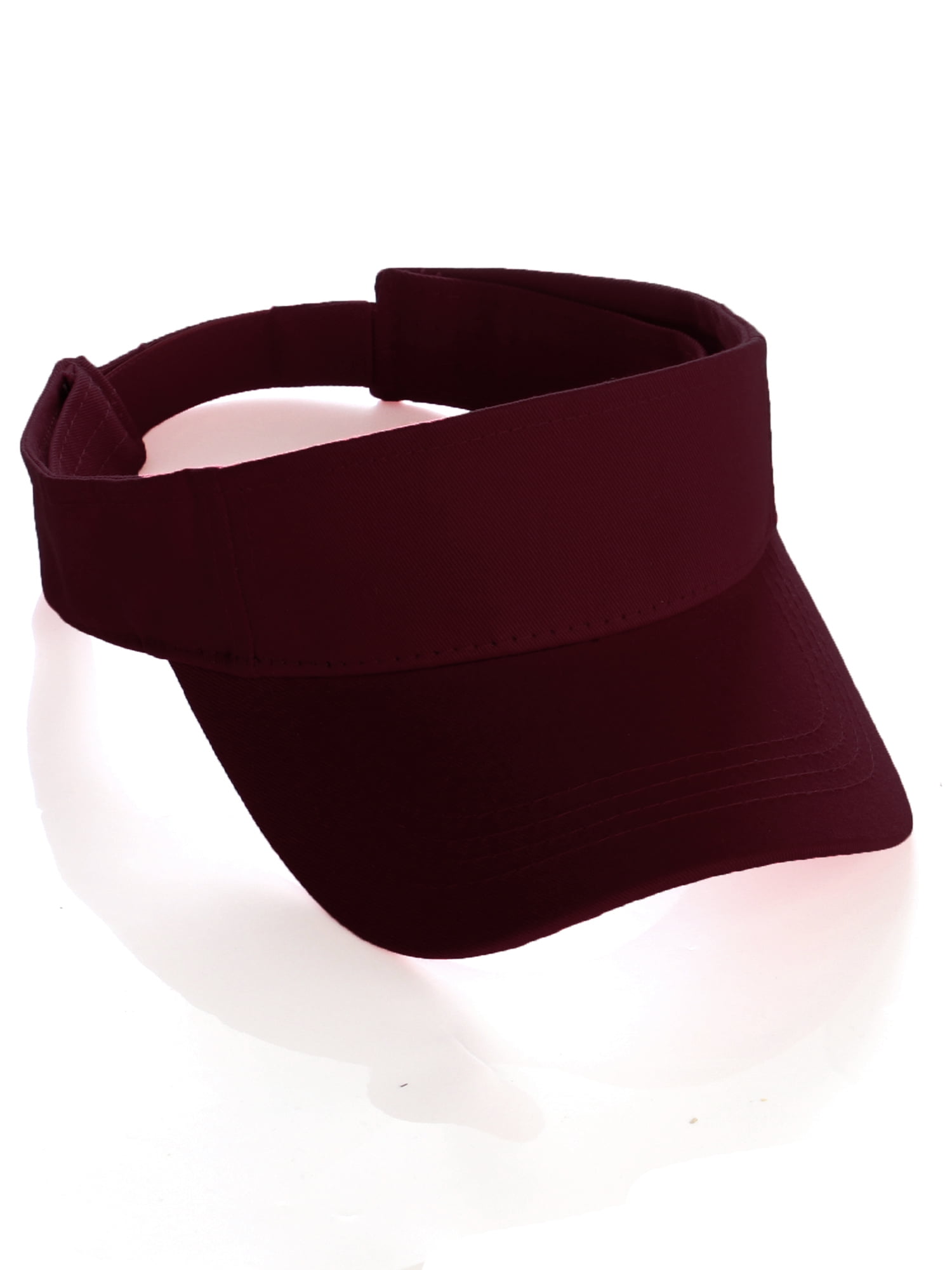 Classic Plain Unisex Sport Sun Visor Once Size Adjustable Tapeback Cap, Adult Men Women