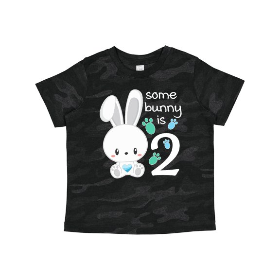 Inktastic Somebunny is Two-Second Birthday Bunny Boys or Girls Toddler T-Shirt