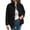 Black, variant on Corduroy Puffer Coats for Women Button Down Quilted Jackets Casual Loose Fit Warm Outerwear For Cold Weather (Coffee XL)
