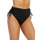 thumbnail image 1 of Women High Waist Drawstring Swim Briefs Tankini Bikini Bottoms Swimwear Swimsuit, 1 of 4