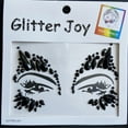 thumbnail image 4 of Leoars Rhinestone Face Gems Black, Adhesive Body Art for Face, 4 Pack, 4 of 6