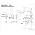 thumbnail image 2 of Kingston Brass GKB981PL Robinet de Toilette Répandu Pays Anglais Chrome Poli, 2 of 2