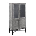 thumbnail image 2 of Home Source Contemporary Home Bar Shelf Concrete, 2 of 6
