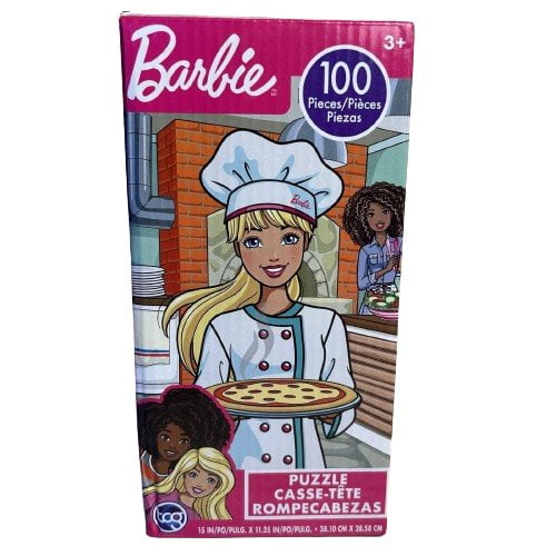 Barbie 100pc 15" x 11.25" Boxed Puzzle Barbie Pizza Chef