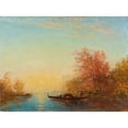 thumbnail image 3 of Félix Ziem 18x14 Black Modern Framed Museum Art Print Titled - Fusine, Surroundings of Venice (1870-1890), 3 of 5